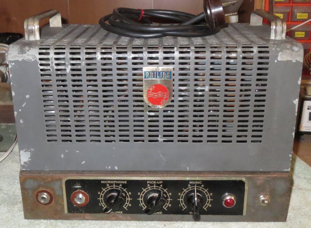 Philips M386 Late 1940's 16w Via 2 x 6V6